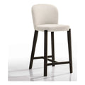 26" Solid Wood and Fabric Counter Stool C479