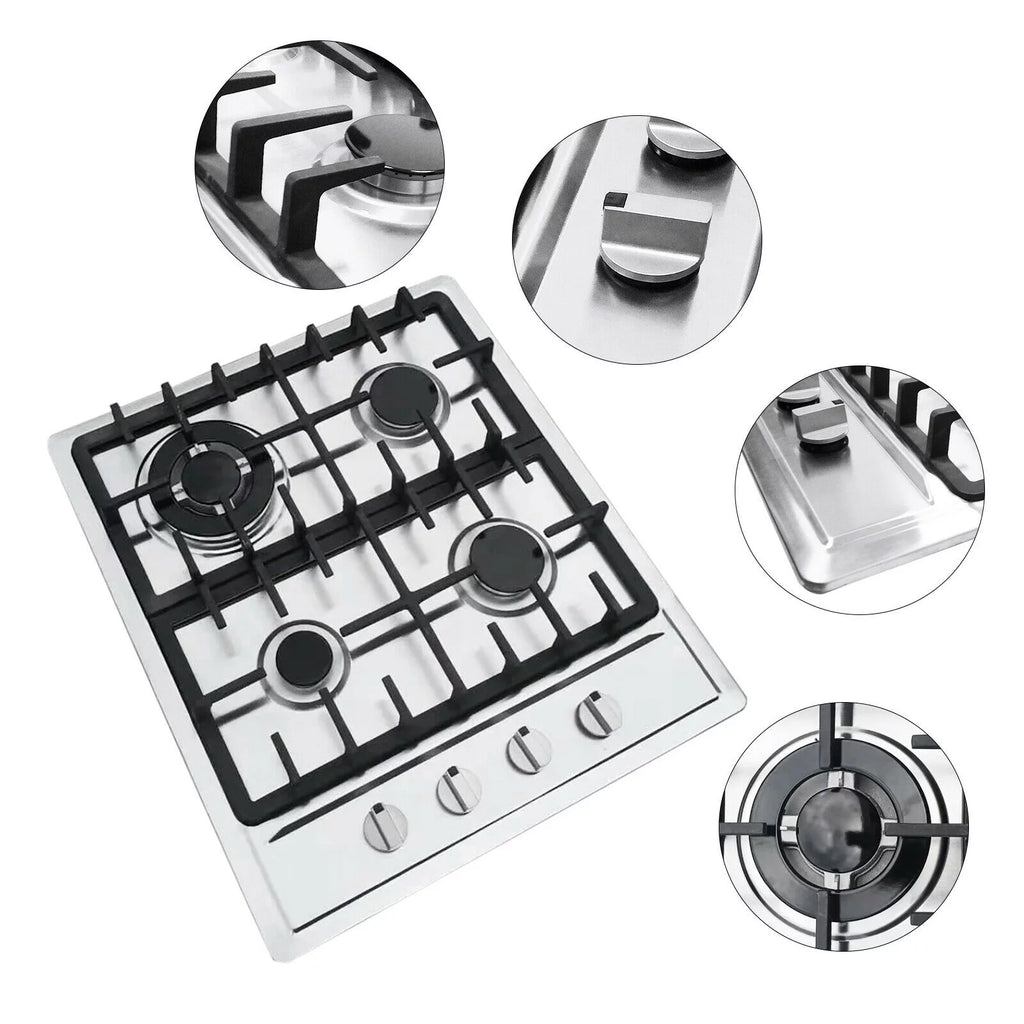 23" 4 Burners Stainless Steel Cooktop R50884