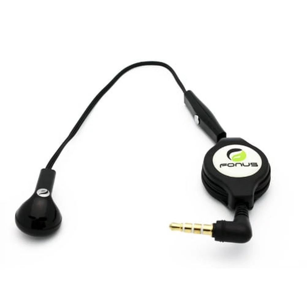 Retractable Mono Earphone with Car Charger Y619