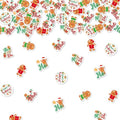 200Pcs Red Green Gingerbread Man Confetti N82052