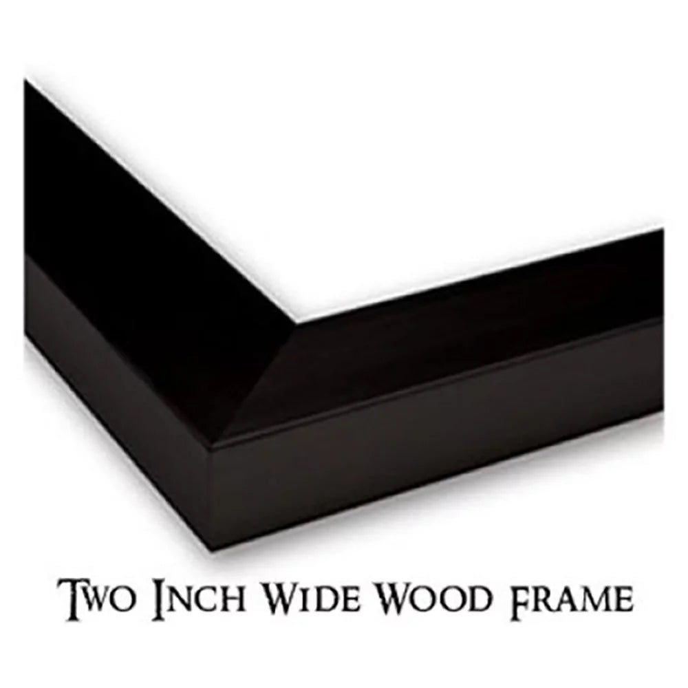 Black Modern Framed Art Print H6414