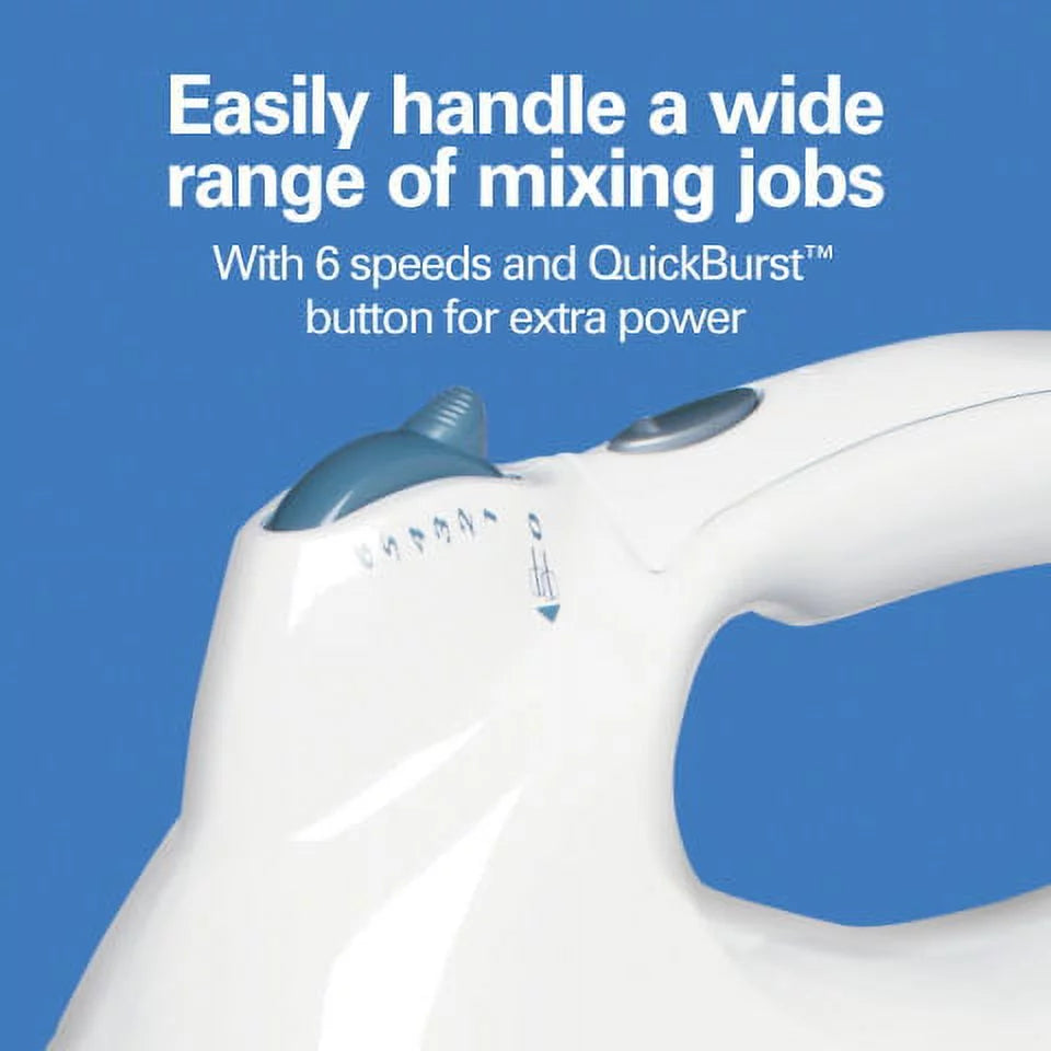6 Speed White Stand Mixer F516