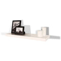 White Square Edge Hidden Bracket Wall Shelf F244333