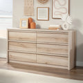6 Drawer Wood Dresser I87121