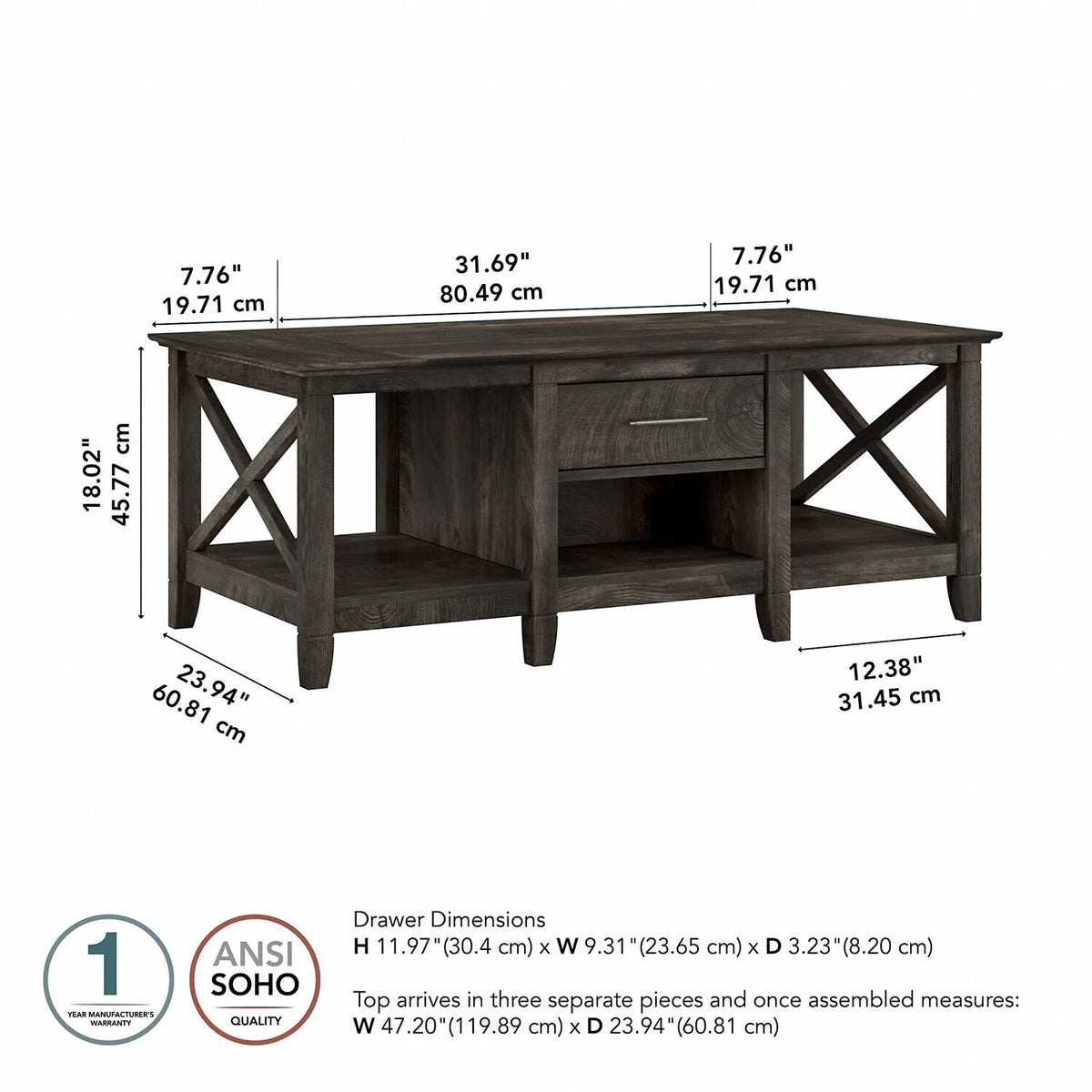 Coffee Table With Storage K750656
