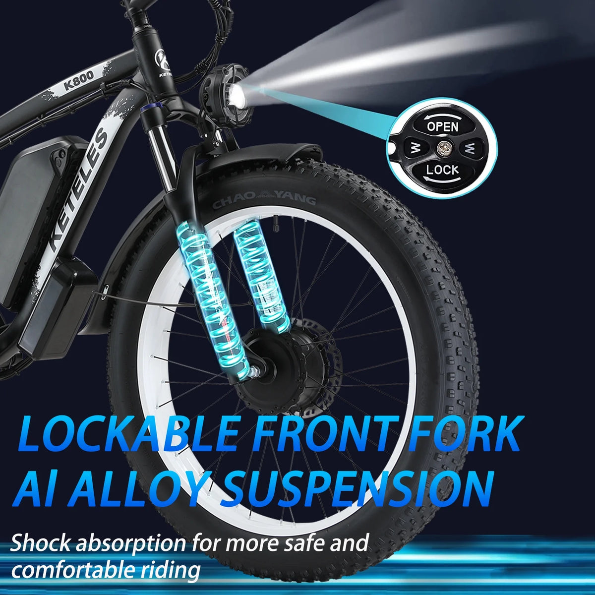 48V 23Ah Dual Motor AWD Electric Bike O709203