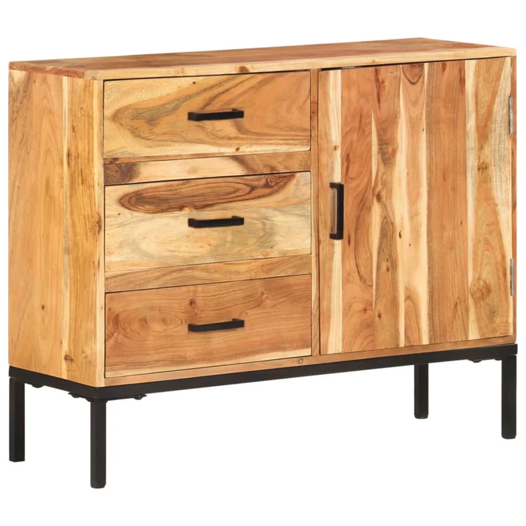 Solid Acacia Wood Sideboard B6067
