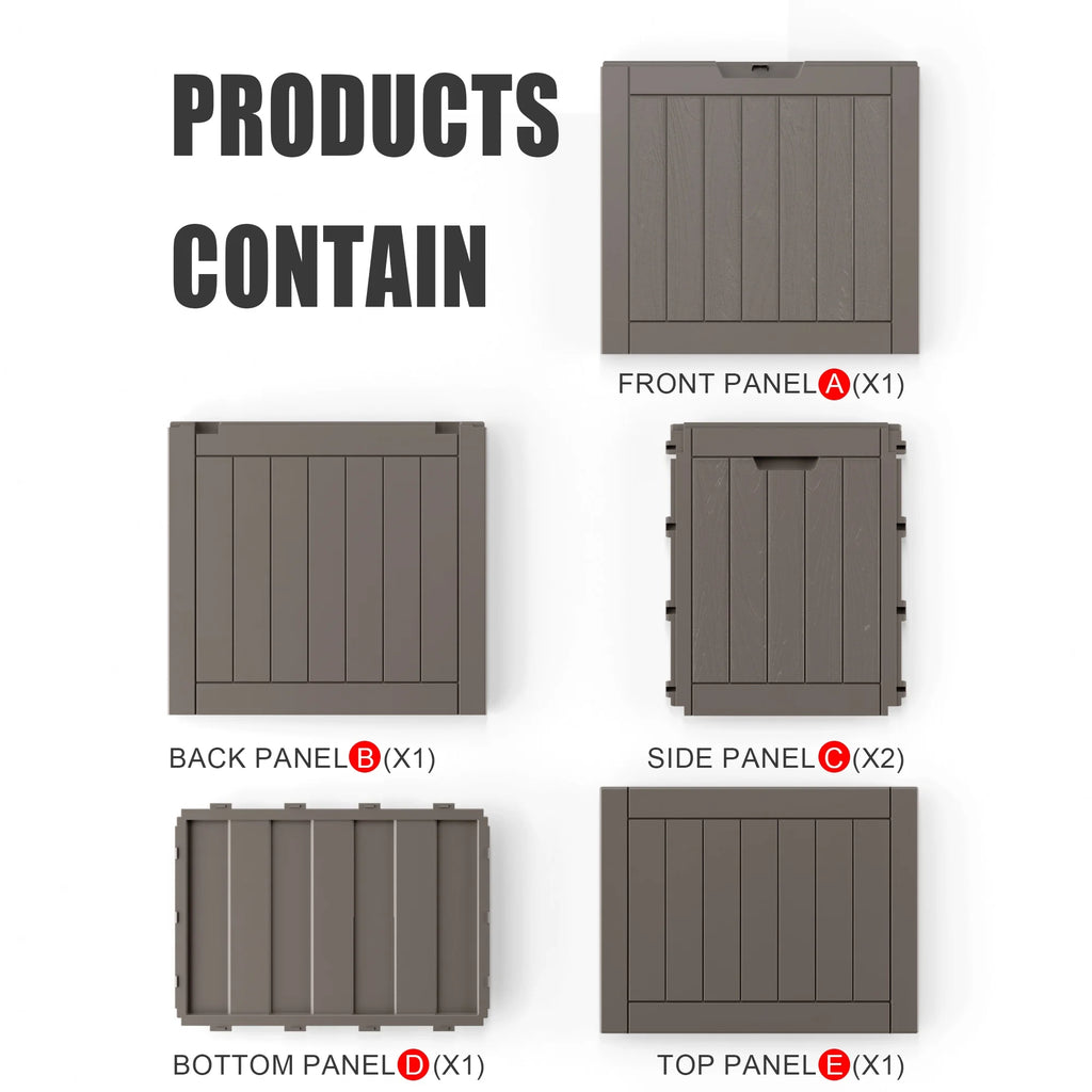 30 Gallon Waterproof Deck Box S76028