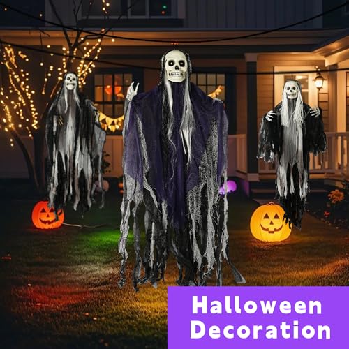 3 Pack Halloween Hanging Ghosts Decorations G21636