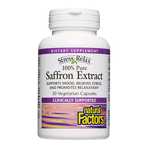 Saffron Extract 28 mg 30 Vegetarian Capsules W8521