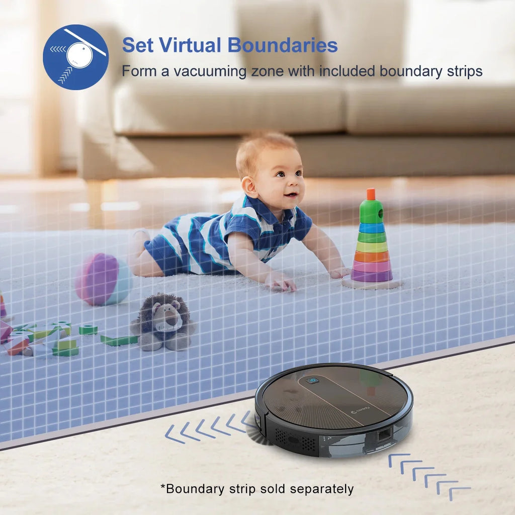 Robot Vacuum Cleaner and Mop 2200Pa Suction X482