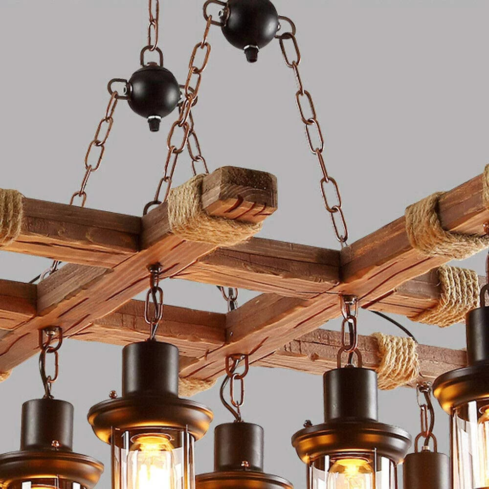 8-Light Farmhouse Chandelier A17965