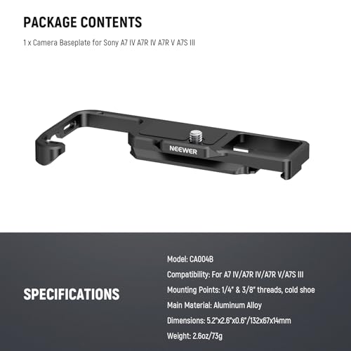 Aluminum Camera Cage with Arca Type QR Base N511
