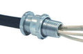 Cable Connector, 2 in., Straight, Silver A588