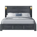 Dark Grey King Bed I791
