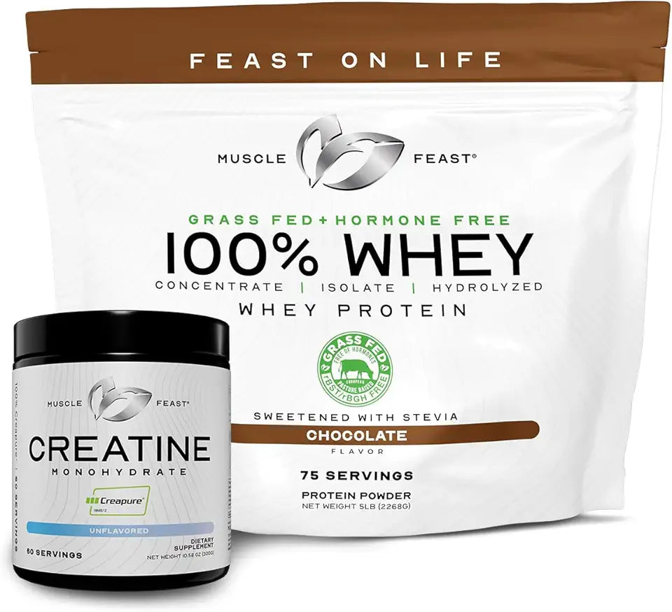 Whey Protein and Creatine Powder Bundle I2501