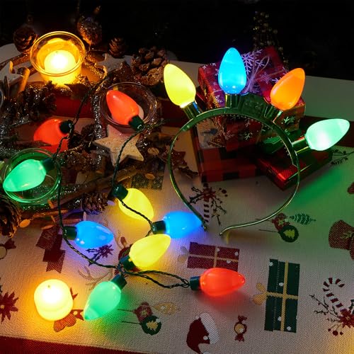 Christmas Light Up Headband and Necklace N65121