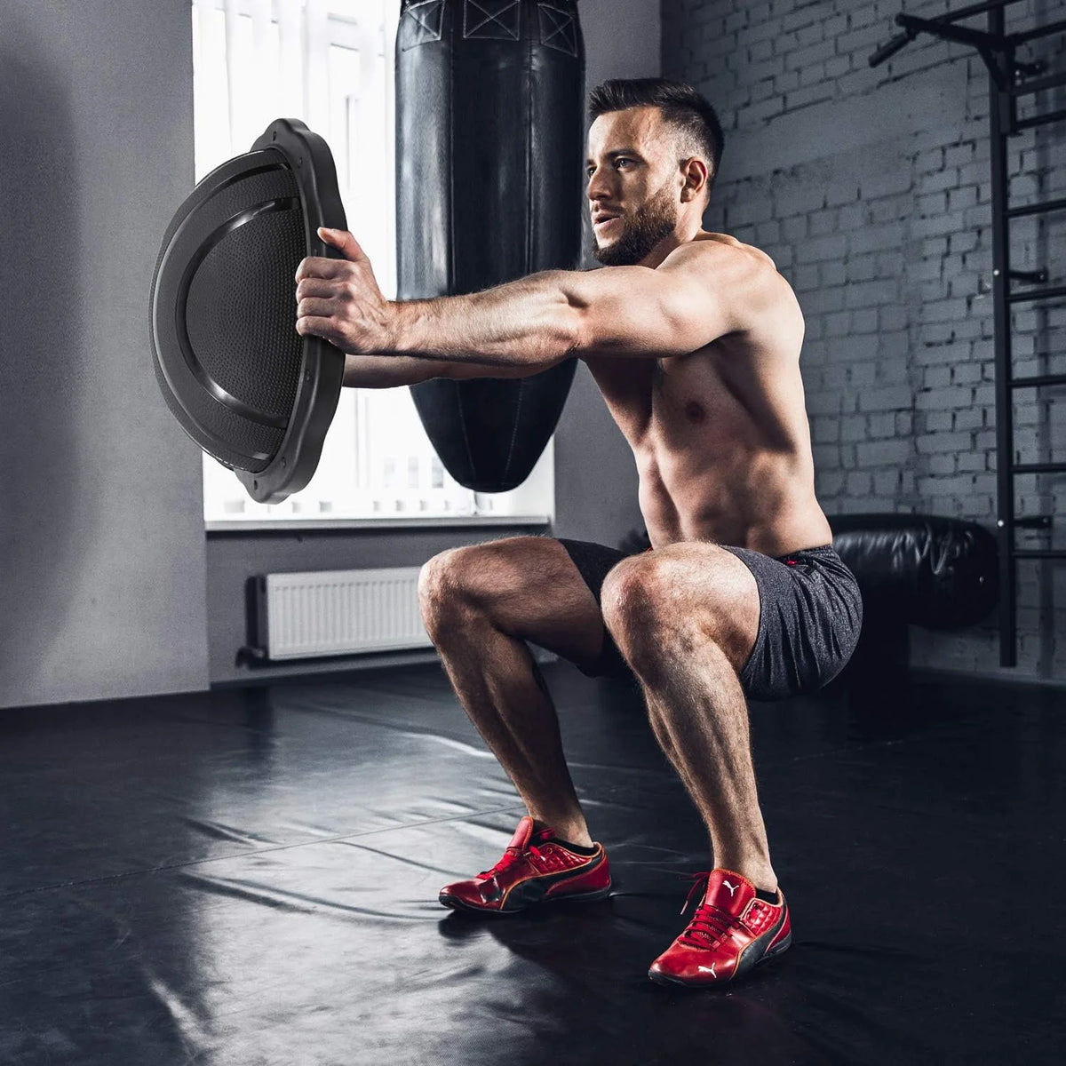 Half Ball Balance Trainer Black Matte T3627