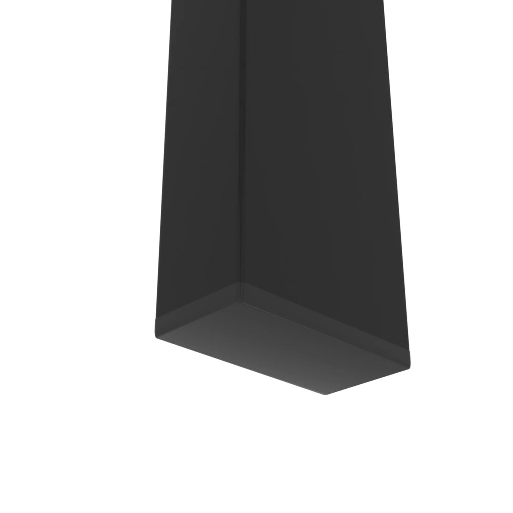 Set of 2 Tempered Glass Square Side Table Y6029