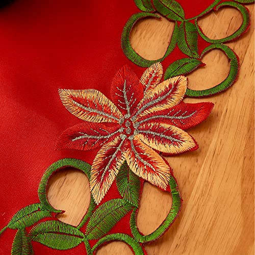 Embroidered Christmas Table Runner 15x69 Inch G994311