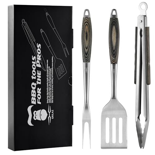 Extra Thick Stainless Steel BBQ Grilling Tools Set J817