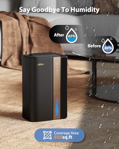 850 sq.ft 95oz Dehumidifier with Drain Hose White H4961