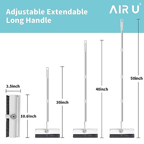 Floor Scrub Brush with Long Handle, Stiff Bristle J41523