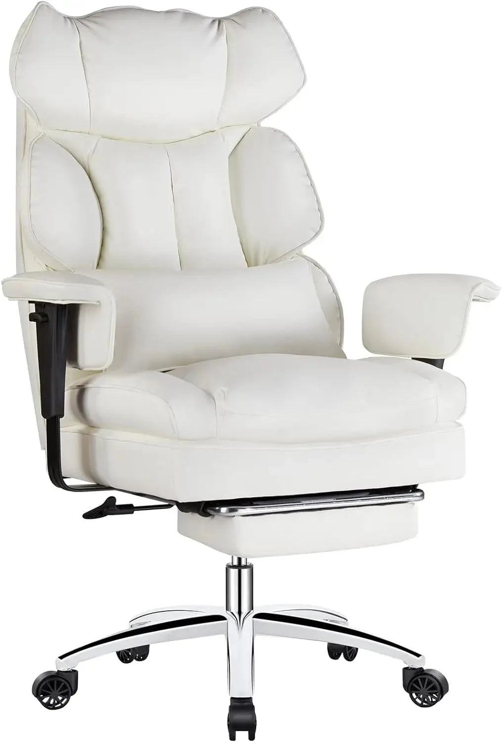 High Back Reclining Desk Chair with Footrest W64377