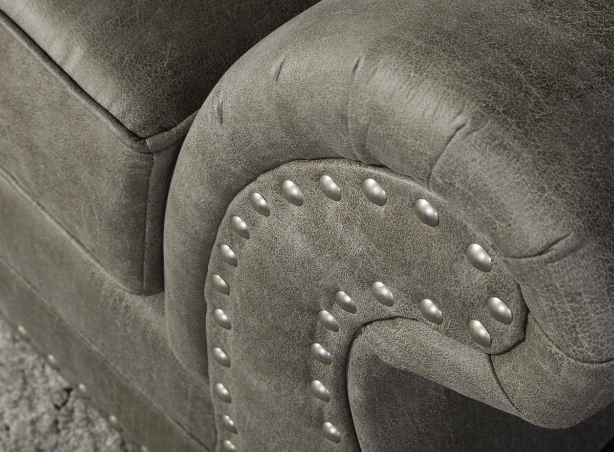 Faux Leather Upholstered Loveseat Q21400
