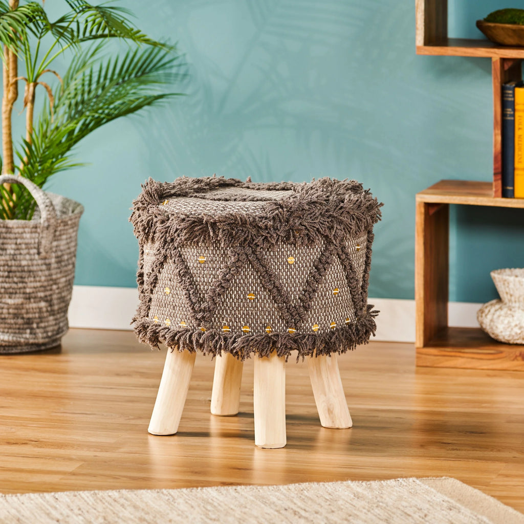 Handcrafted Fabric Stool G179