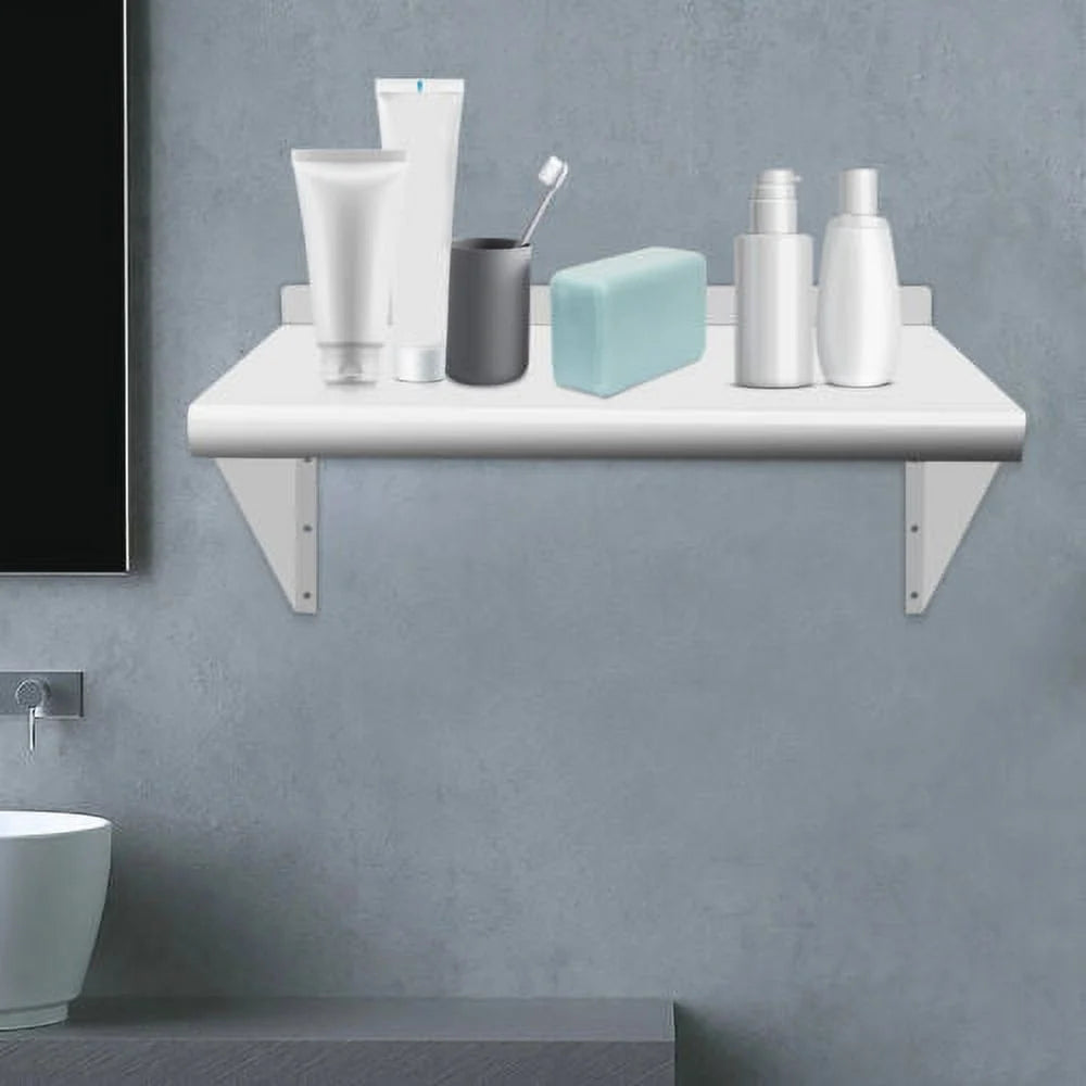 Wall-mounted Stainless Steel Storage Shelf Q922