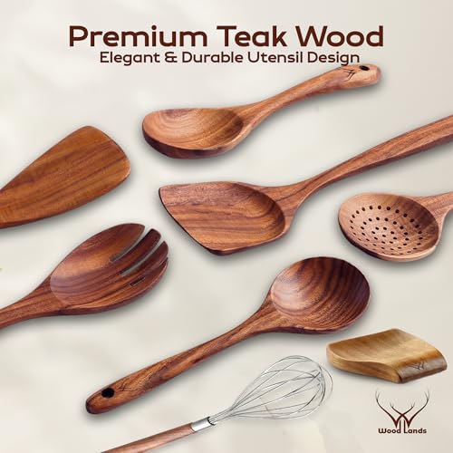 Wooden Spoons and Spatulas 6-Piece Non-Stick Cookware Z396195