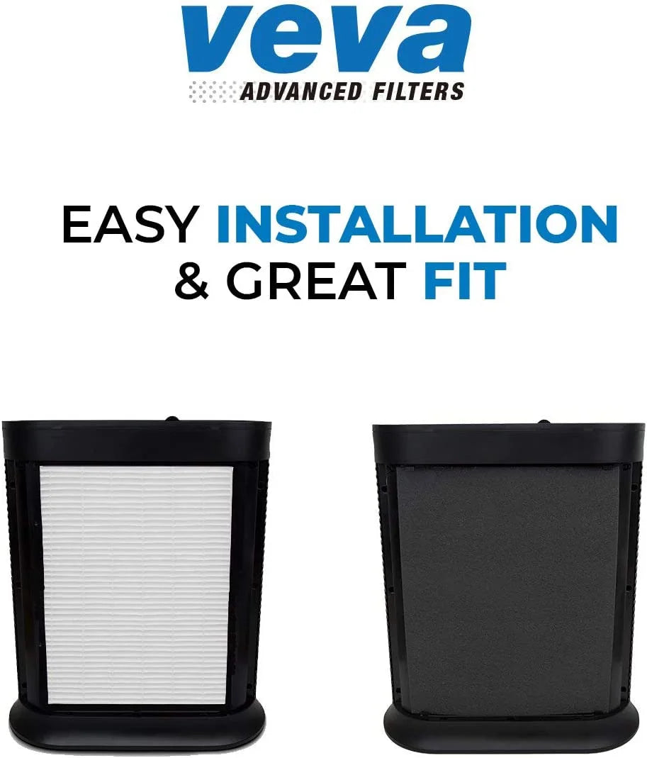 2 HEPA Replacement Filter Pack with 8 Activated Carbon Pre Filters G212983