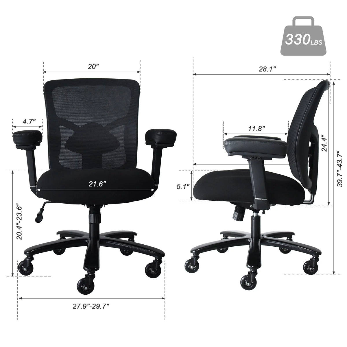 Heavy Duty Mesh Executive Chair C190