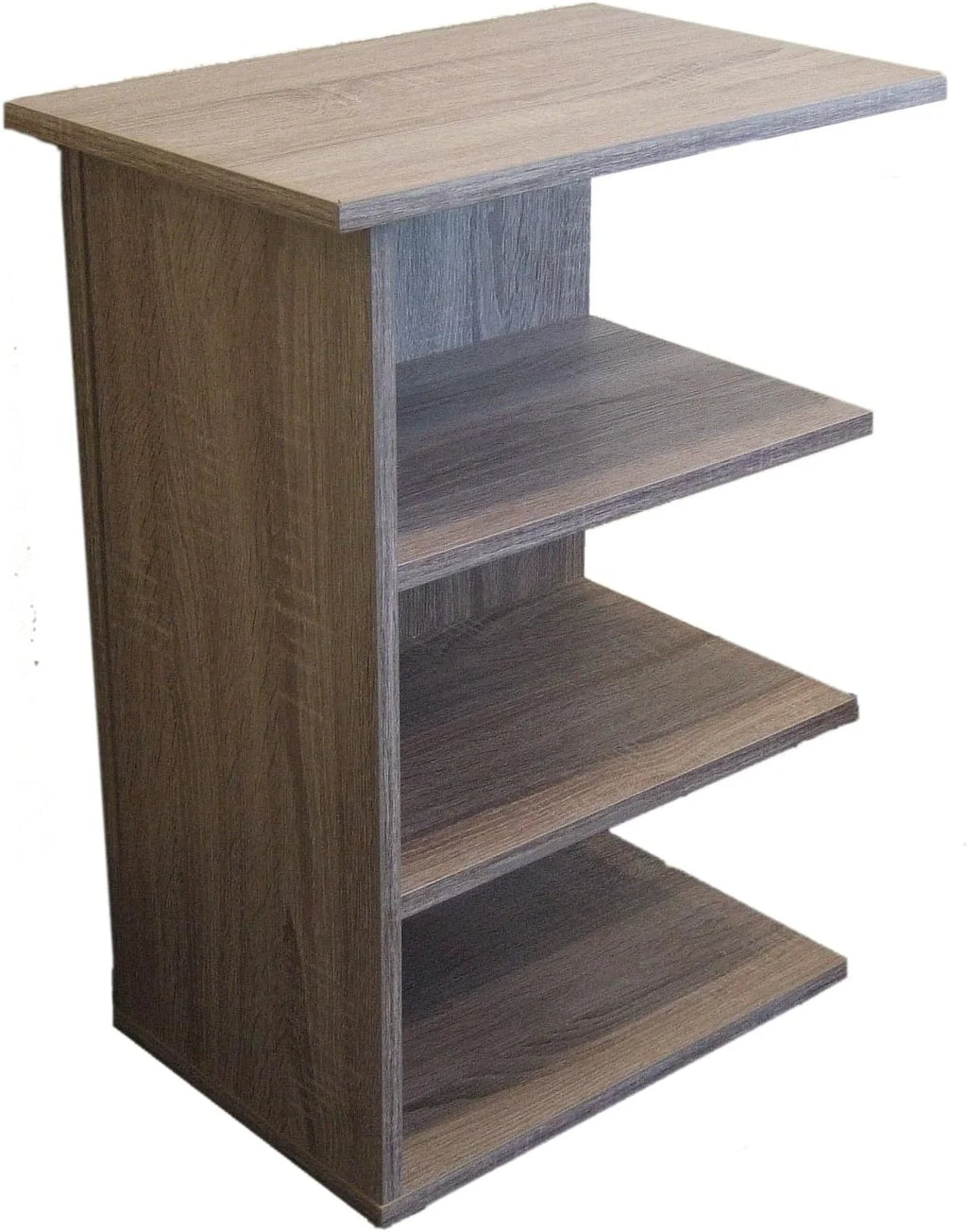 Rustic Grey Oak Chairside End Table B796