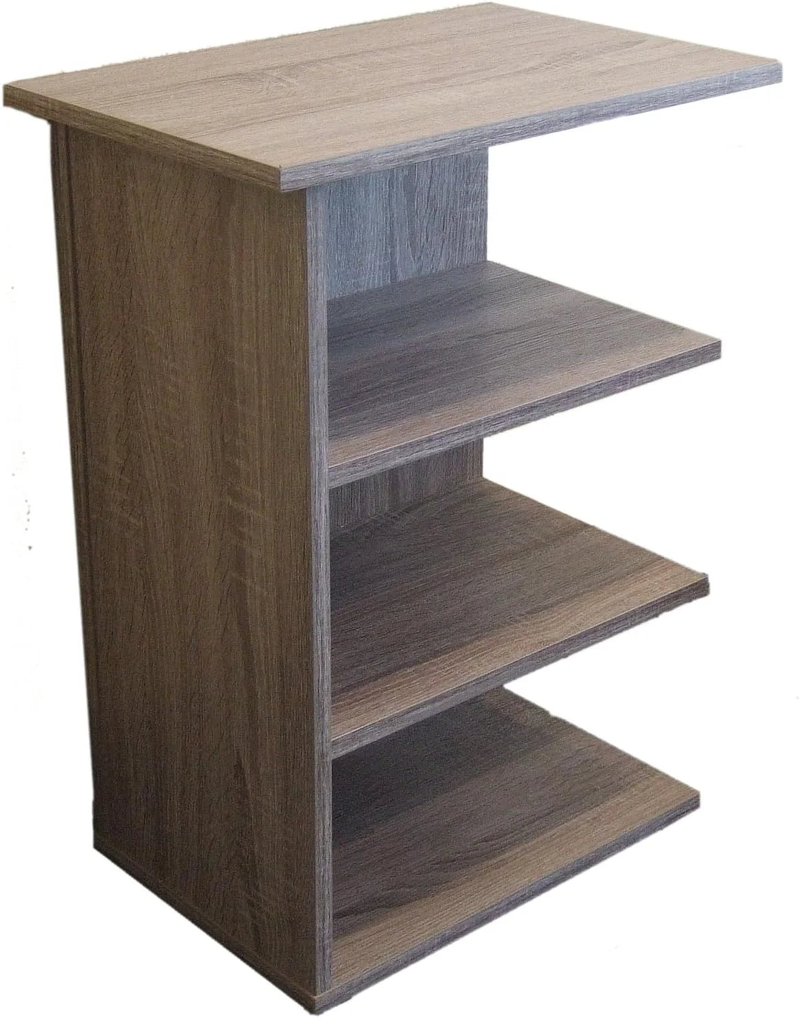 Rustic Grey Oak Chairside End Table B796