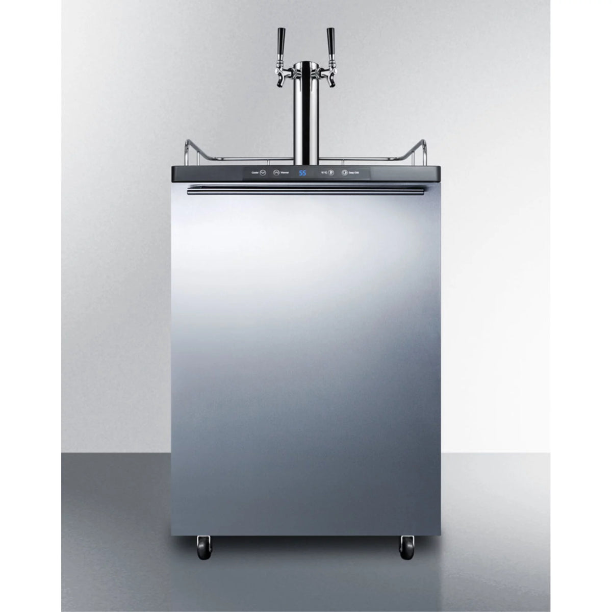 Built-in Beer Dispenser with Digital Thermostat and Dual Tap System Z510
