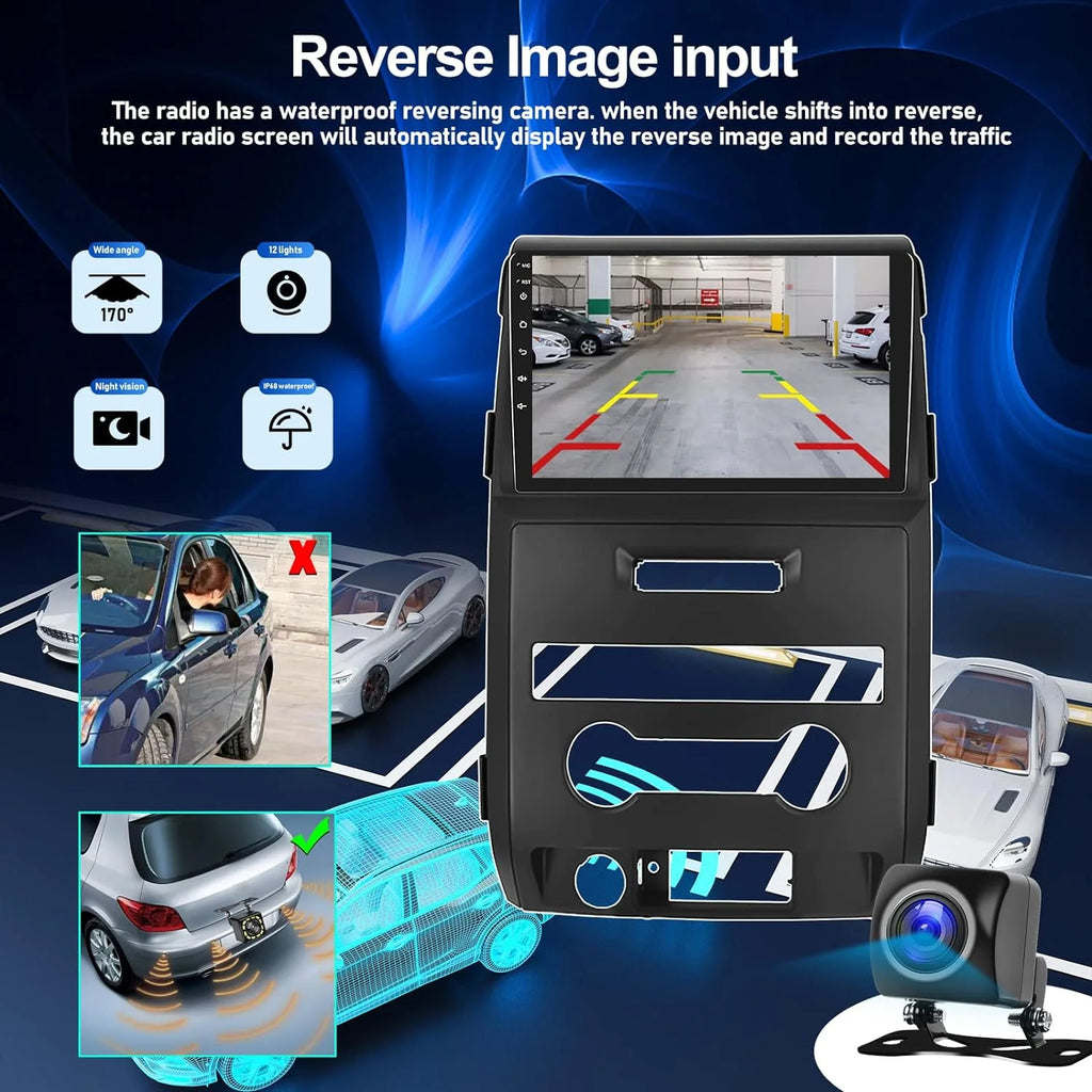 Android 13 9 Inch Touchscreen Car Stereo Radio with Backup Camera P7443