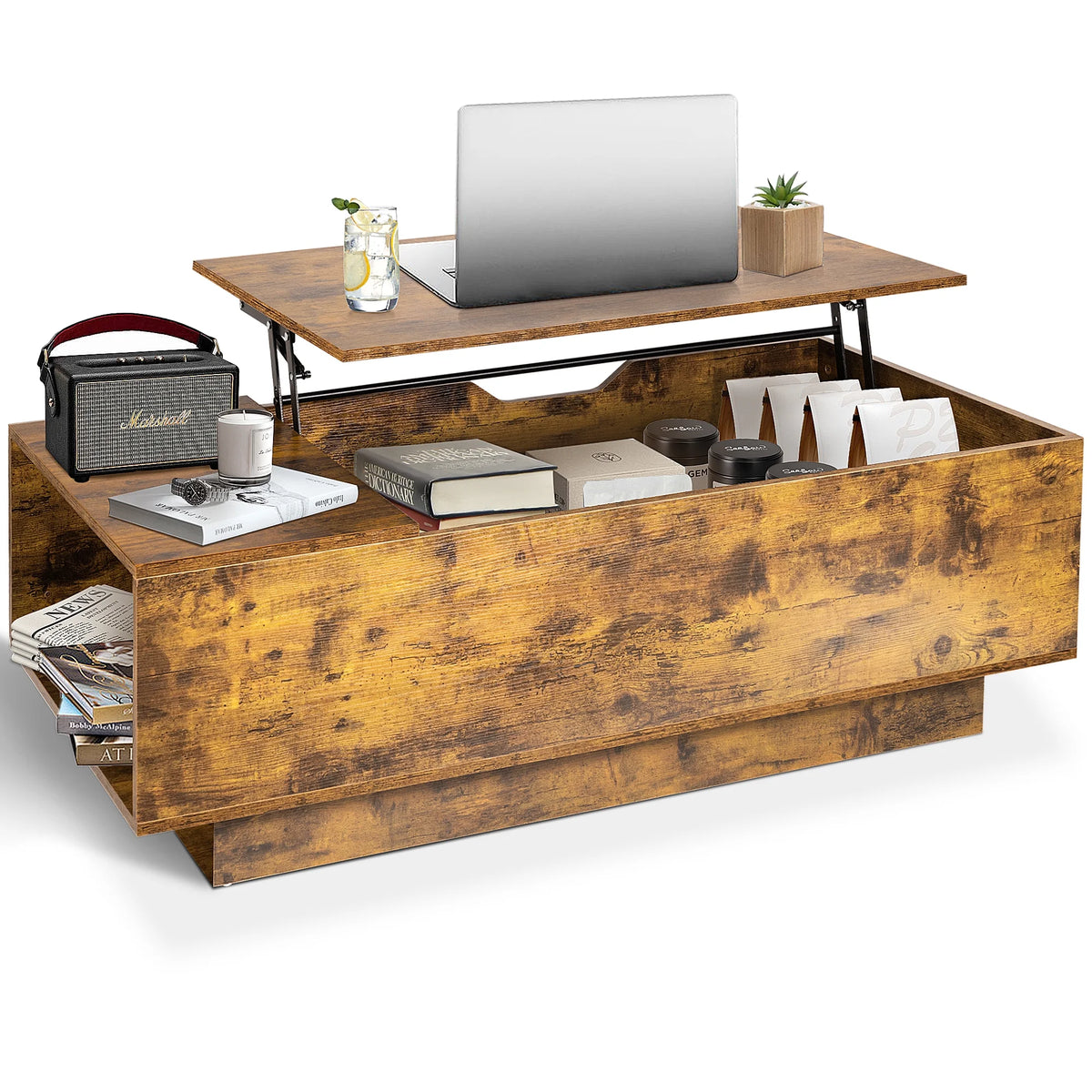 43" Lift Top Coffee Table with Storage H687