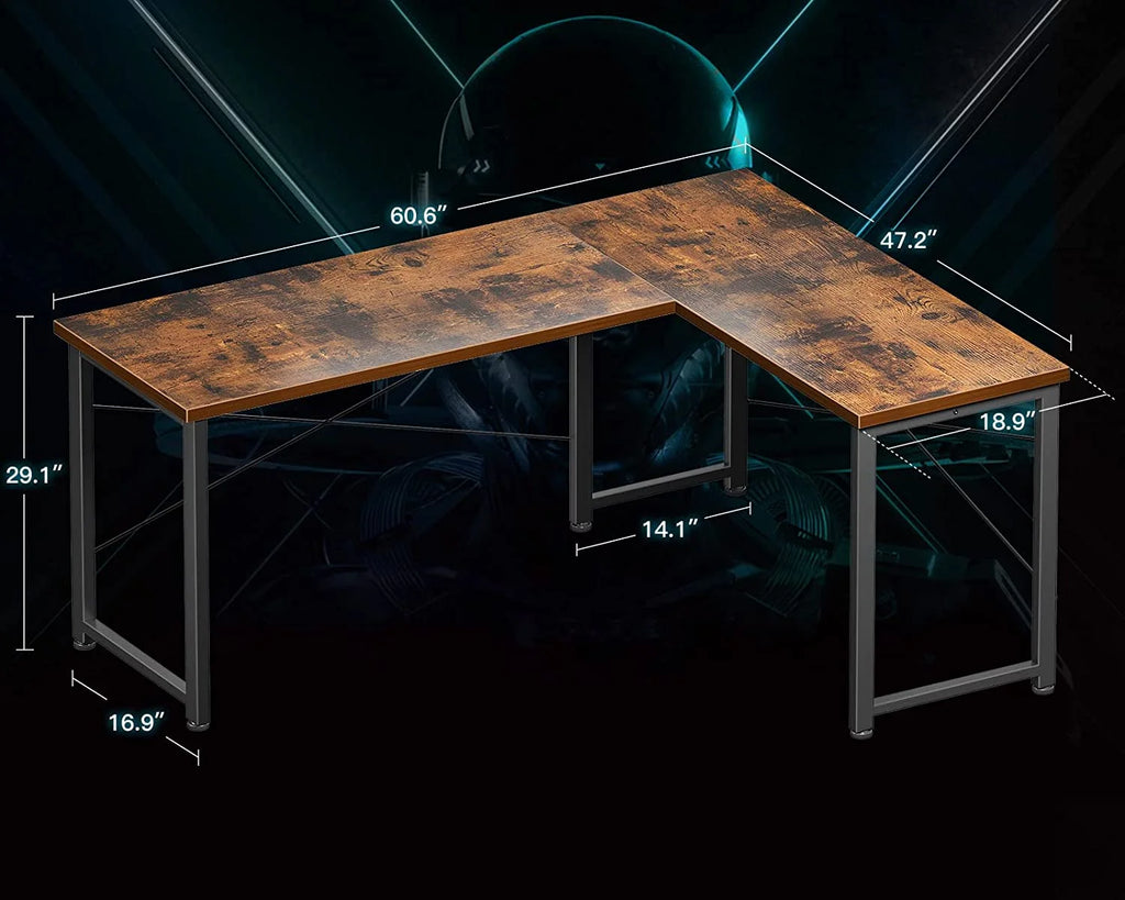 50" L Shaped Computer Desk L90880