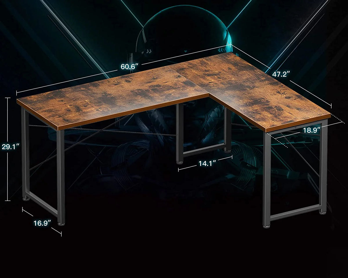50" L Shaped Computer Desk L90880
