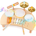 Kids Drum Set Montessori Musical Instruments Xylophone Drum Kit Y998