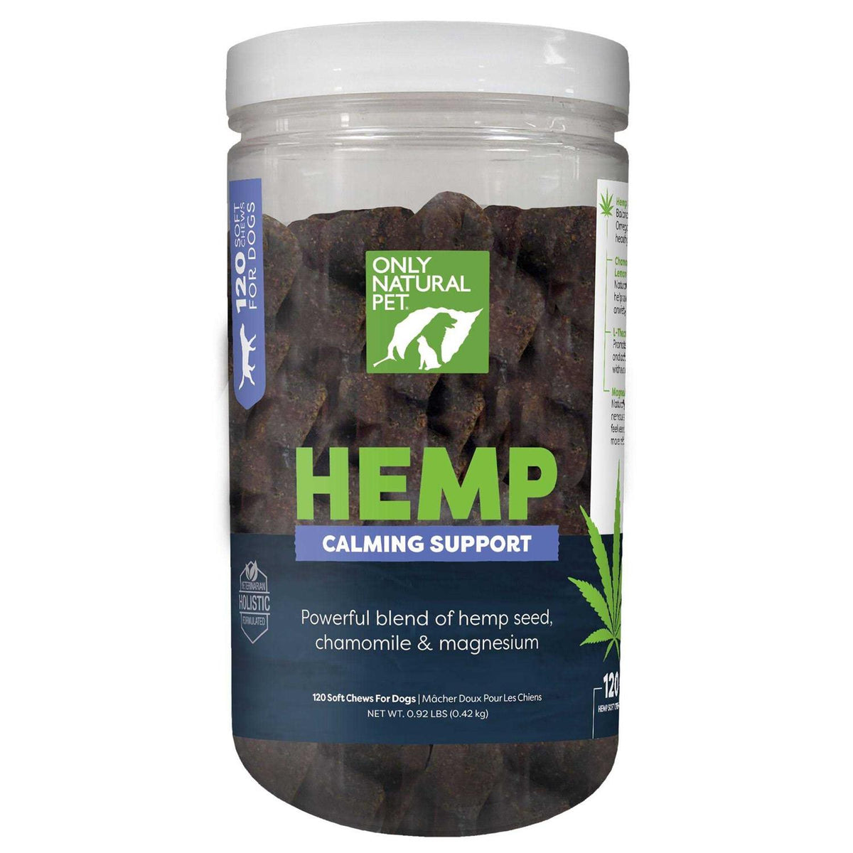 Hemp Calming Support Soft Dog Chews U124