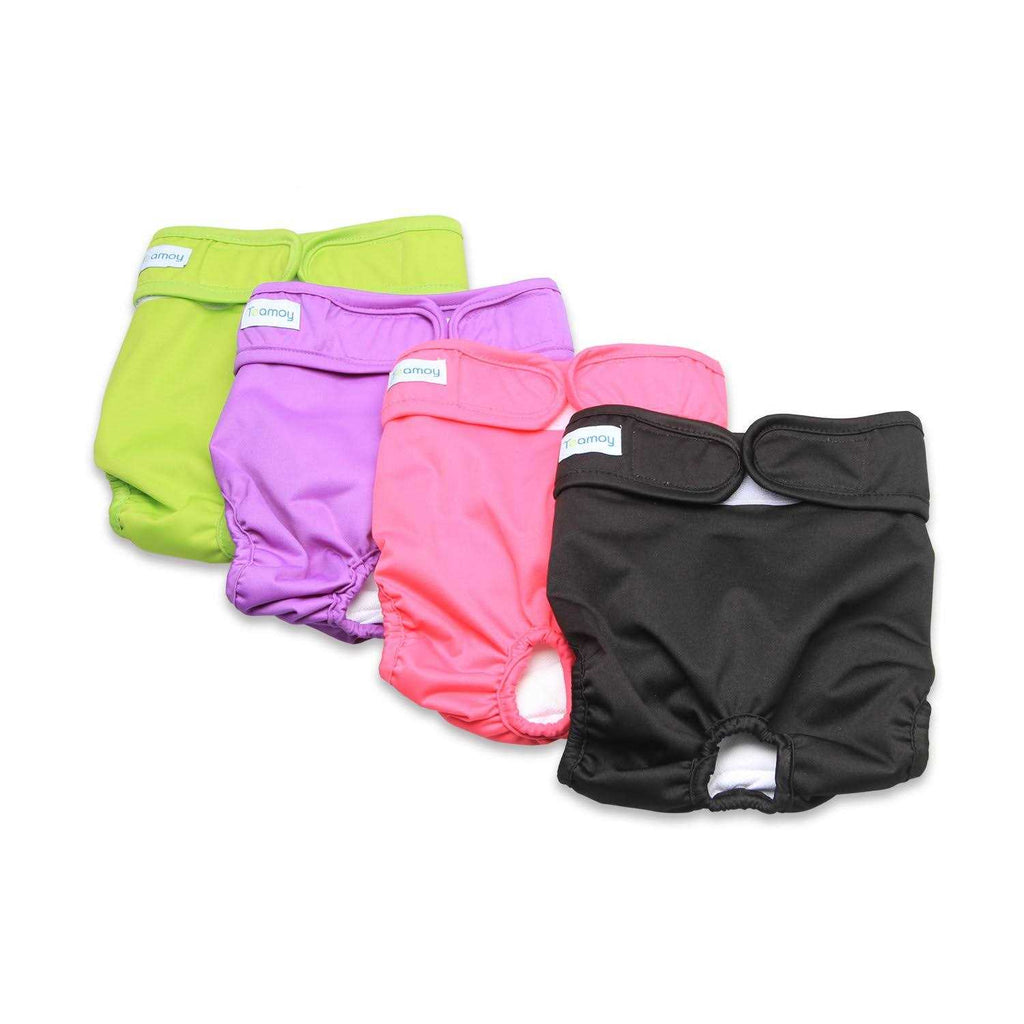 4pcs Washable Reusable Female Dog Diapers W12085