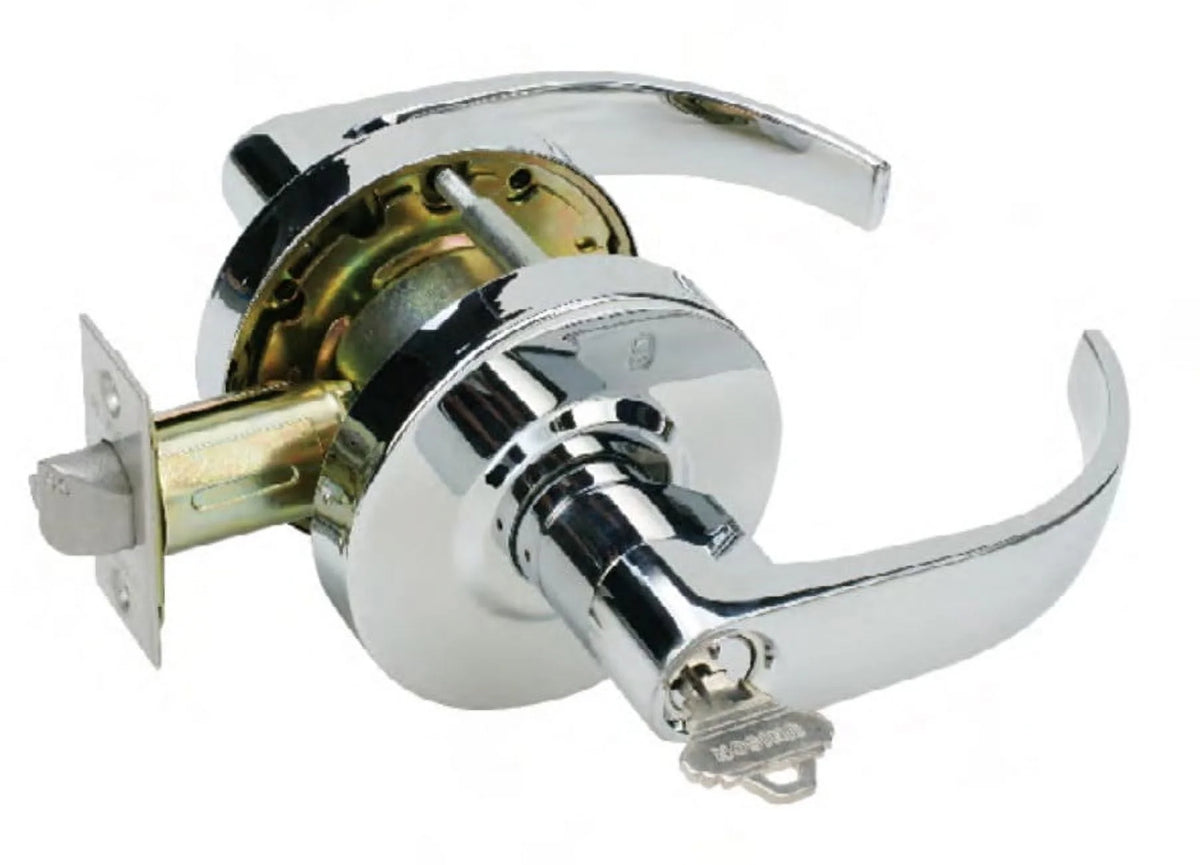 Chrome Passage Door Lever Set C54599
