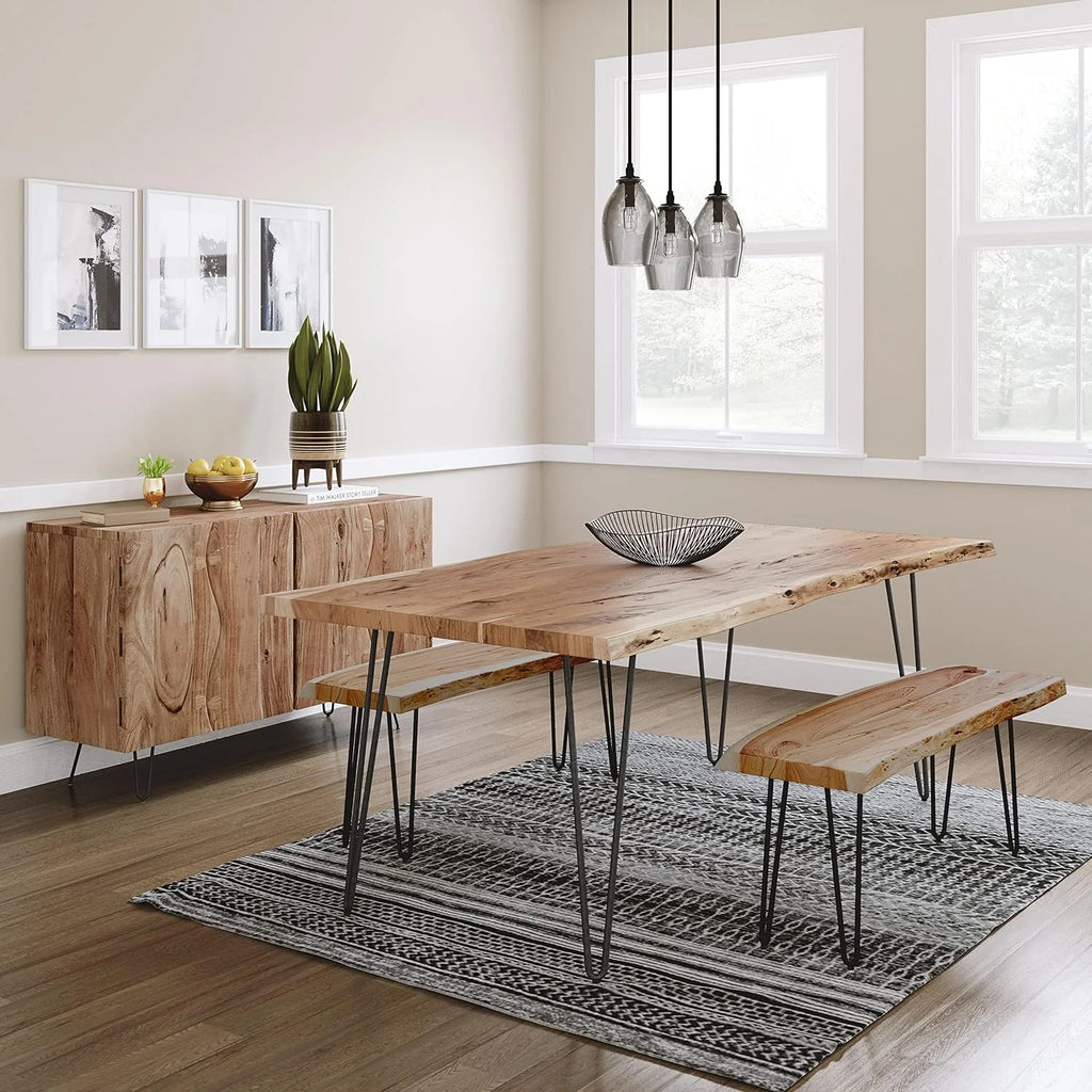 48'' Solid Acacia Wood Bench H81965