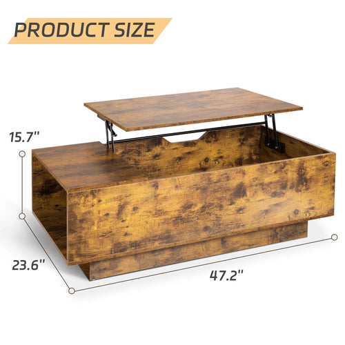 43" Lift Top Coffee Table with Storage H687