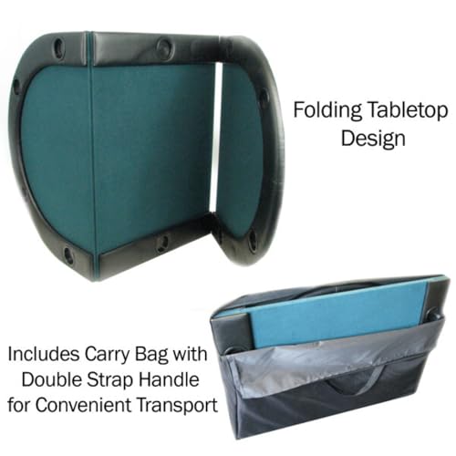 Padded Poker Table Top with Cupholders S424343