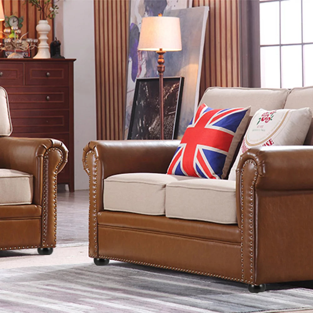 4 Wooden Replacement Furniture Legs Turned Pine Q48164