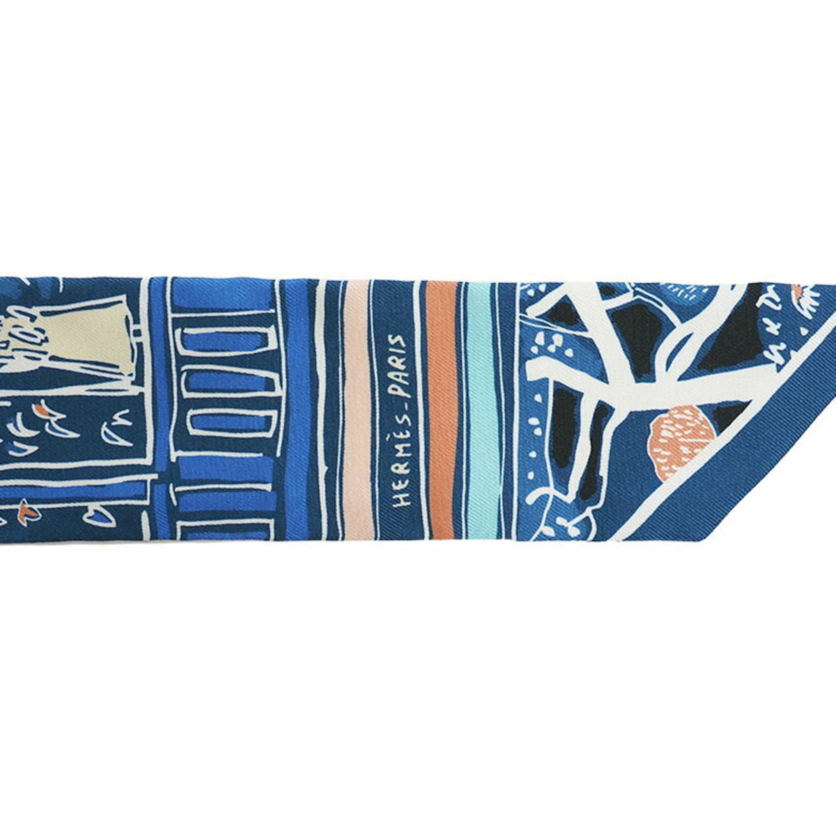 Blue Silk Scarf K32620
